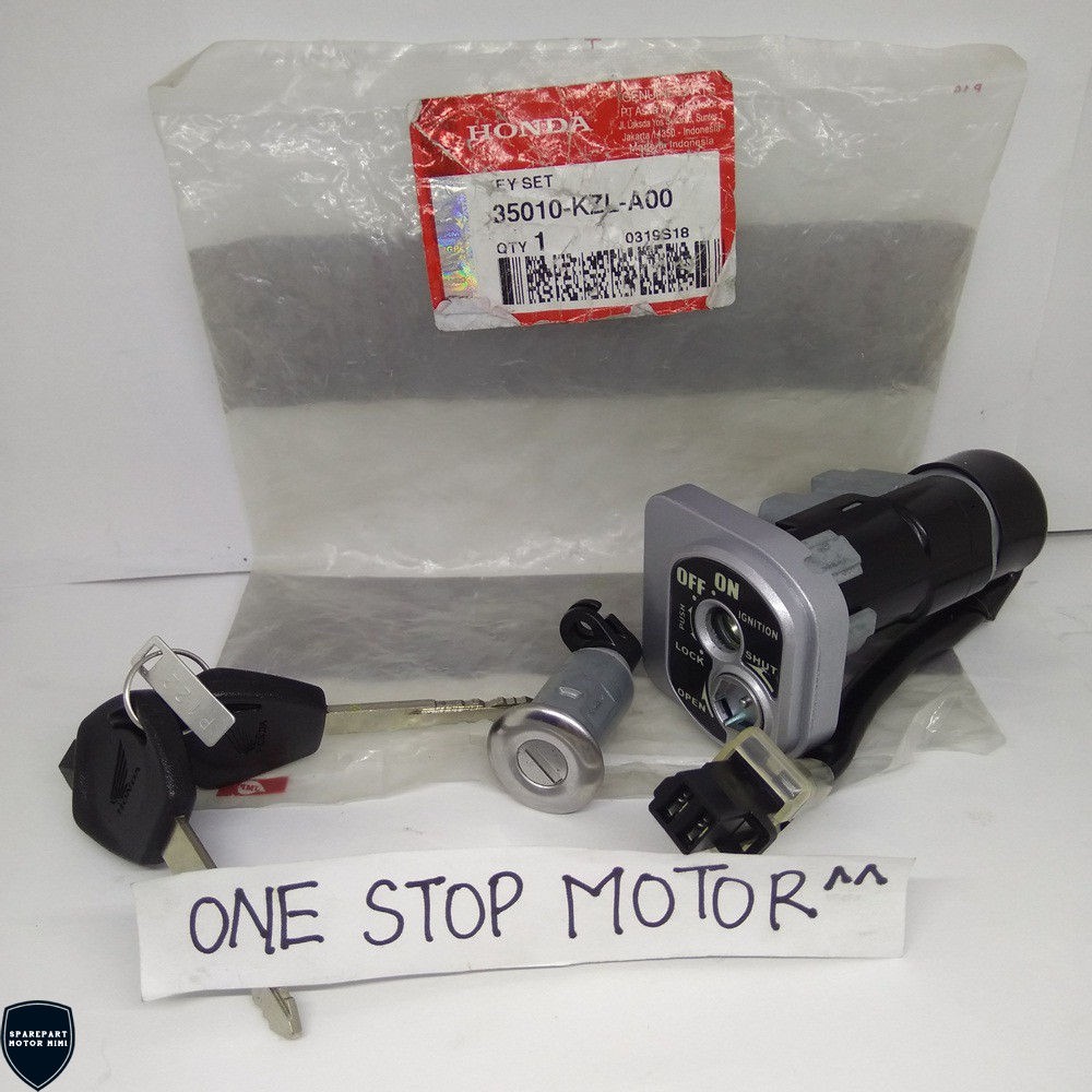 Kunci Kontak, Key Set Spacy Karbu Asli AHM 35010-KZL-A00 Spareparts Motor