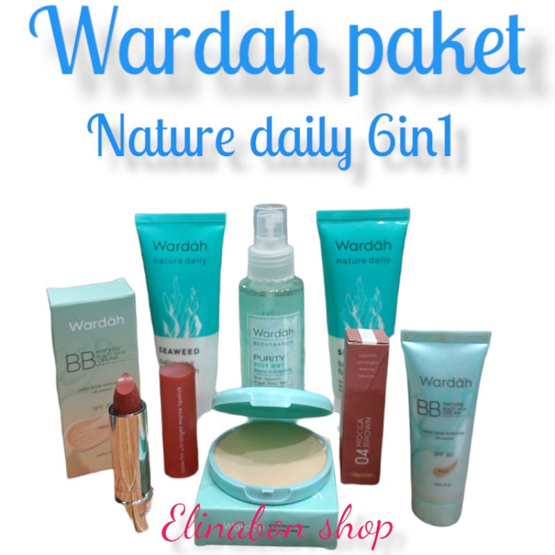 Wardah paket nature daily 6 in 1