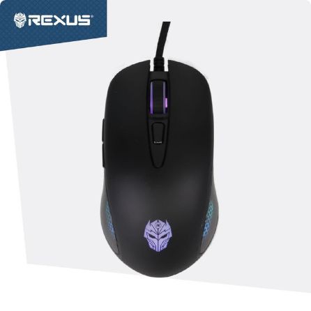 Rexus Arsa Macro Gaming Mouse 12400 DPI - Polygon