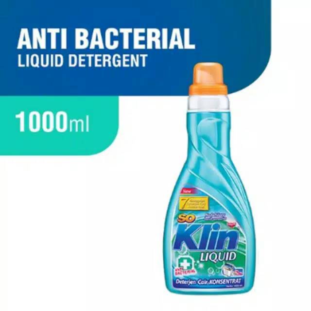So Klin Detergen Cair Anti Bakteri Botol 1000ml Shopee So Klin Detergen Cair Anti Bakteri Botol 1000ml Shopee
