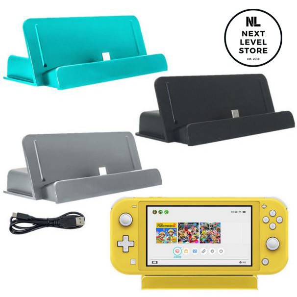 iPlay Nintendo Switch Lite Charging Dock Stand Charger ORI – Gray