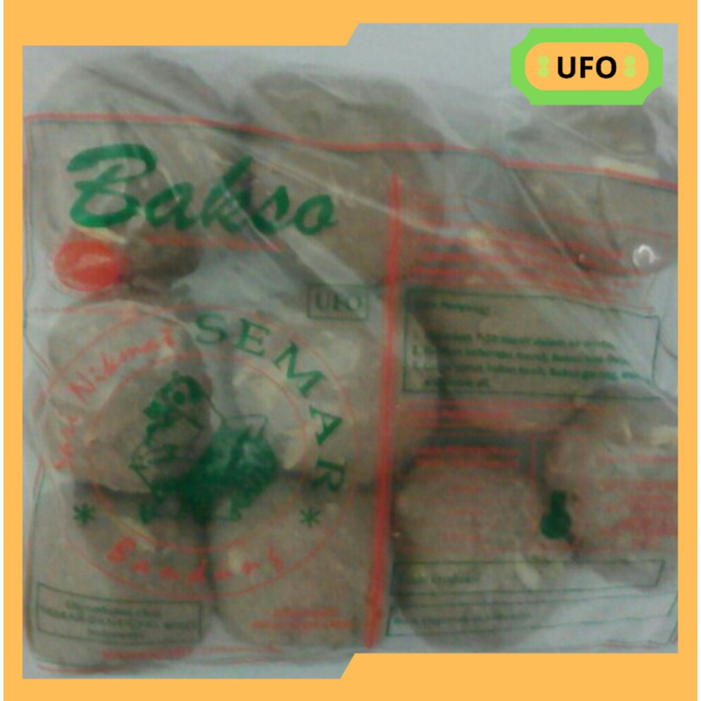 

BAKSO SEMAR UFO, 10 PCS, 825 GRAM, ENAK
