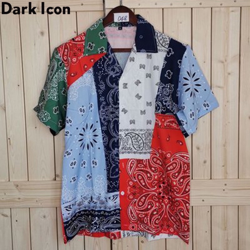KEMEJA IMPORT PRIA WANITA KOREA JEPANG HAWAI ORIGINAL OVER SIZE HN28