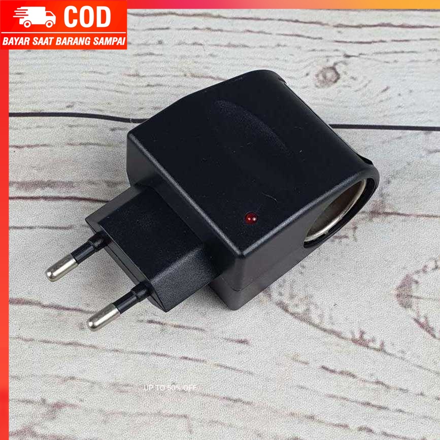 (100% BARANG ORI) Car Charger Switch EU Plug 12V 500MA - KYA000109