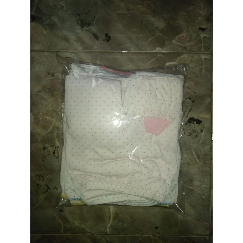 2 Pasang Stelan Polkadot Baju + Celana Panjang Lembut