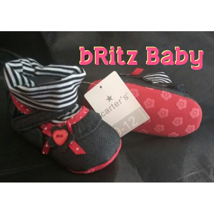 Sepatu Prewalker Baby Import Carter / Pre Walker Baby Shoes Jeans Sock Terbaru Best Quality