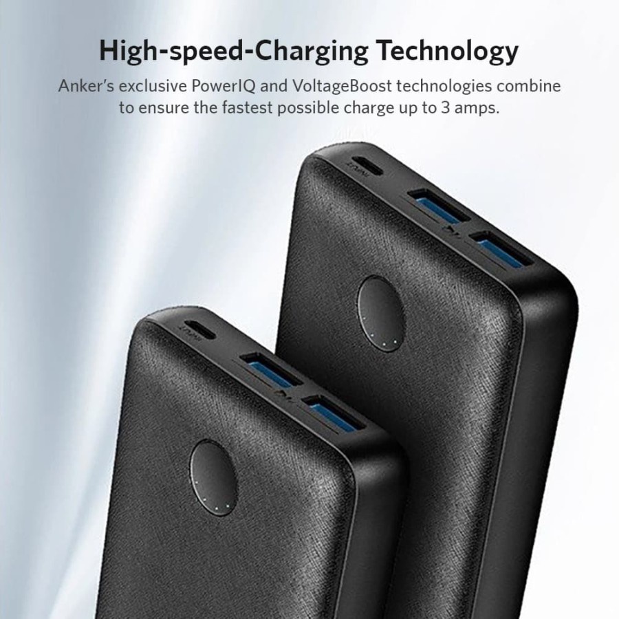 Anker Powerbank Powercore Select 20000mAh 18W Dual Port USB A - A1363