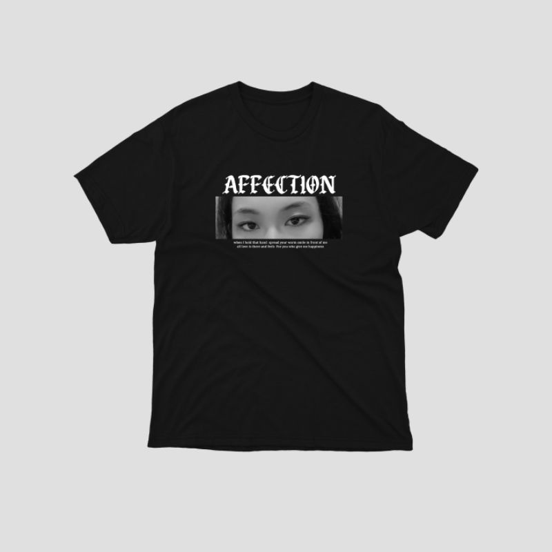 KAOS CUSTOM DESAIN FOTO - AFFECTION