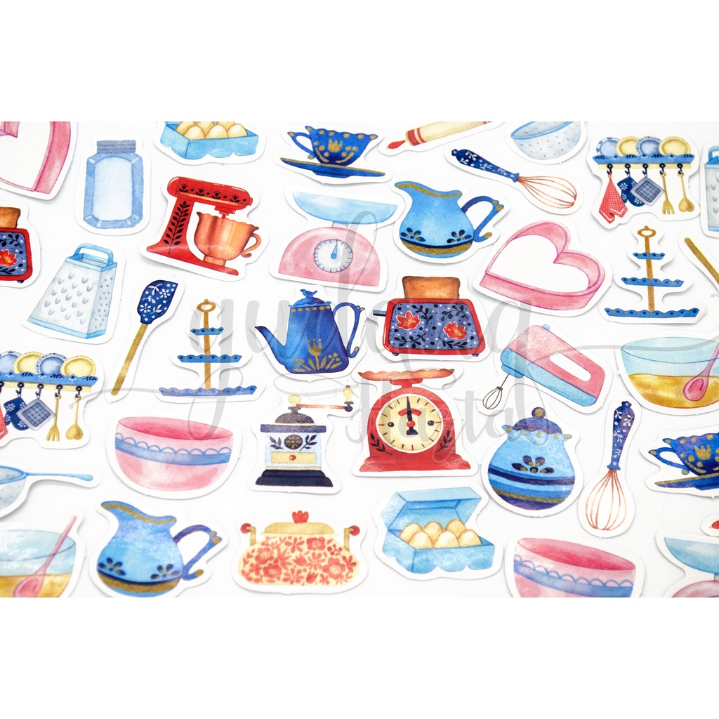 

Stiker Love And Kitchen Sticker Motif Dapur DIY Scrapbook GH 303603