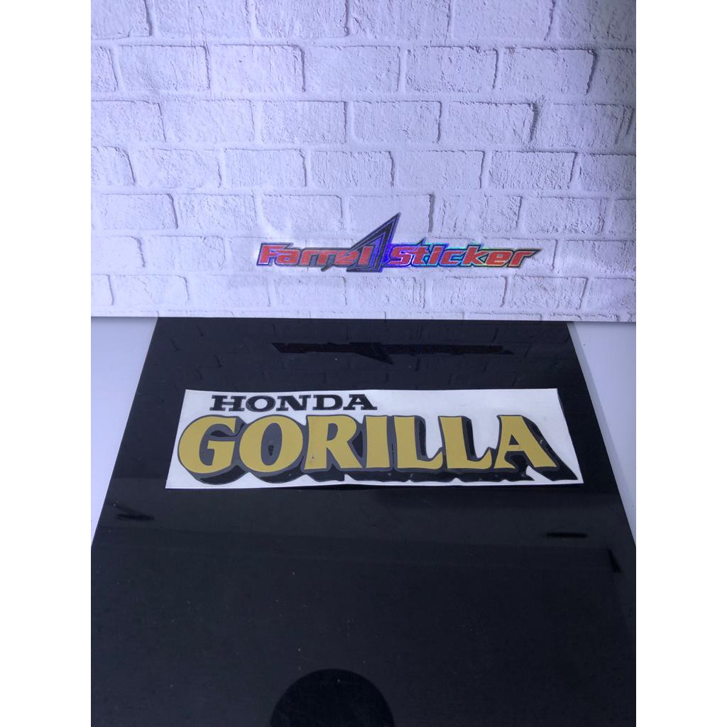 stiker HONDA GORILA sticker HONDA GORILLA