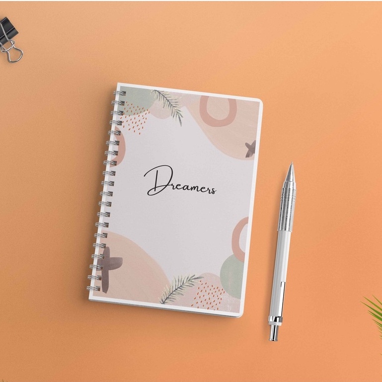 

Notebook Dreamers / Pemimpi Edition Lined Grid Dot Ukuran A5 Ring Spiral Jurnal Catatan Buku Spiral Binder
