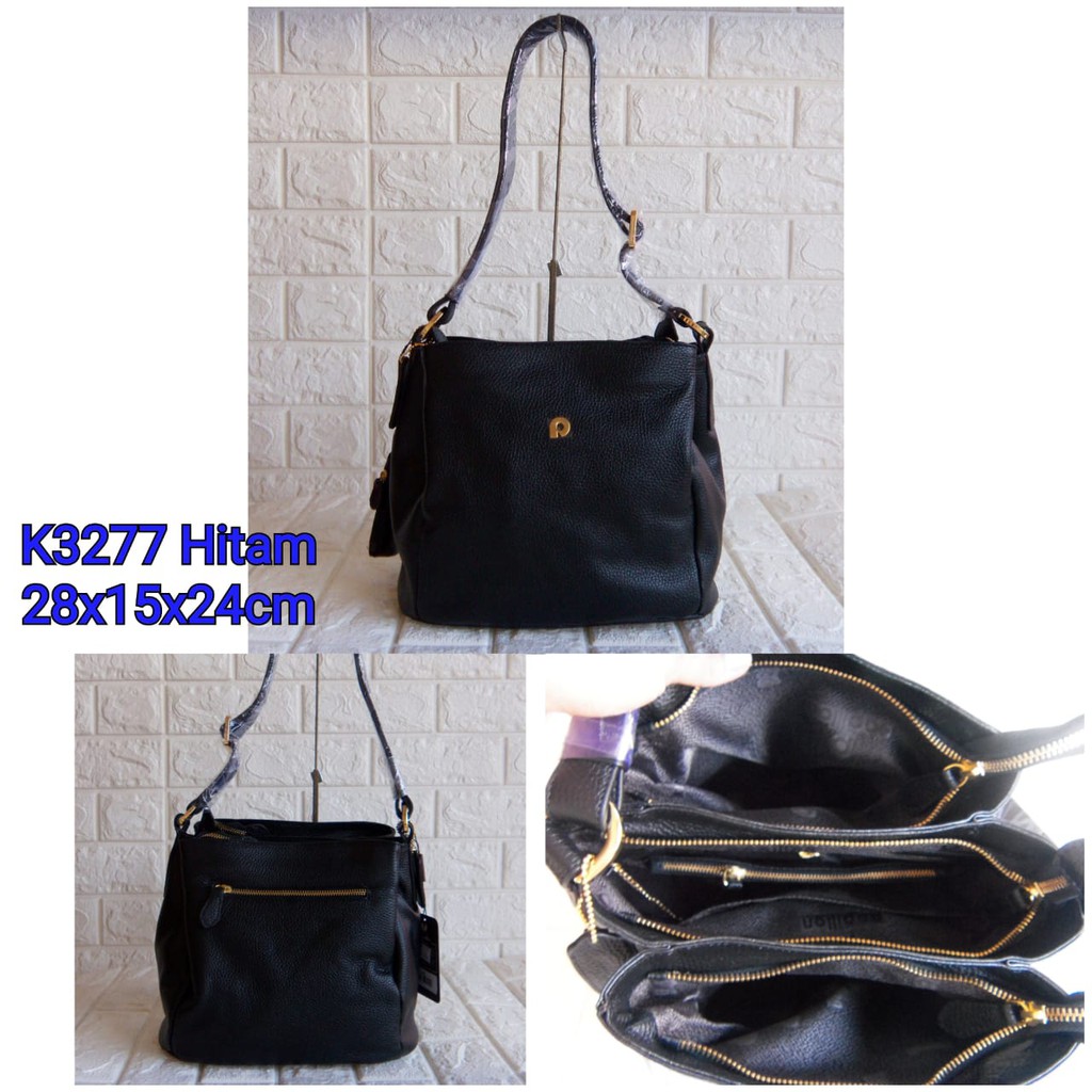 Tas Kulit Papillon Original K3277 Hitam