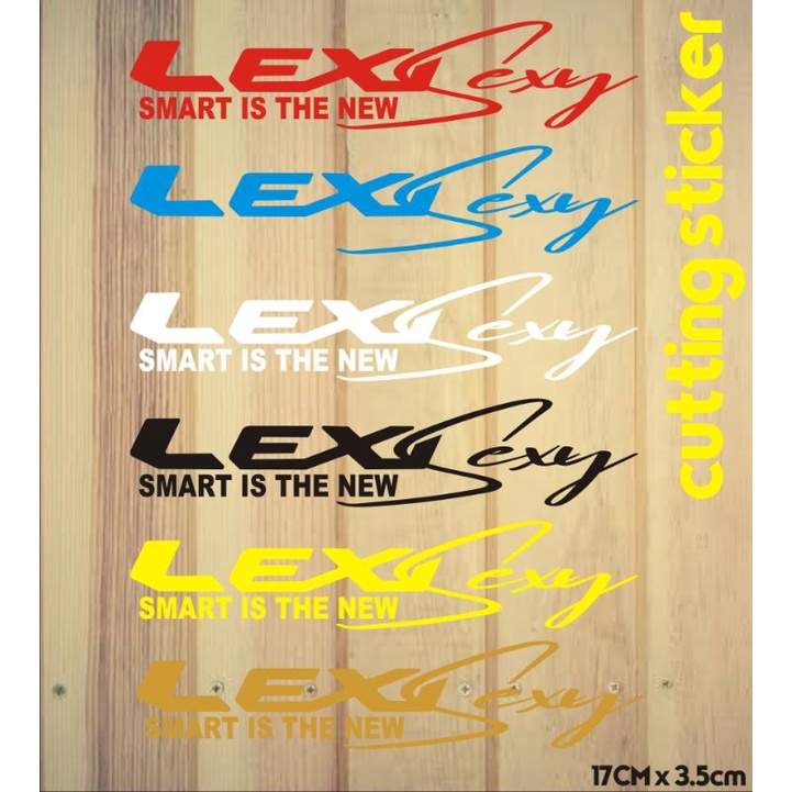 stiker motor sticker cutting stiker variasi lexi sexy