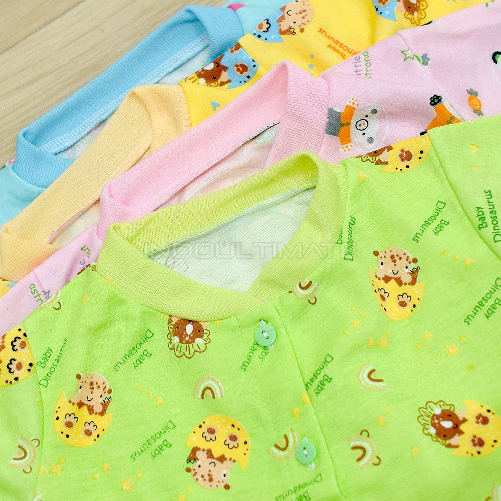 1 Pcs Jumper Bayi Kaki Terbuka Sleepsuit Kaki Buka 100% COTTON BC-031KK Jumper Bayi Jumpsuit Jumsuit Panjang Bayi Baju 0-3 Bulan Baju Tidur Bayi Anak Piyama Bayi Setelan Baju Bayi Lengan Panjang Laki-Laki Perempuan