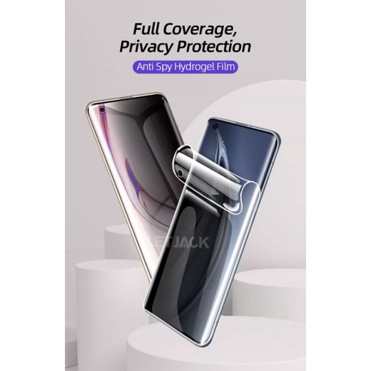 HYDROGEL ANTI GORES SPY MATTE VIVO Y30 Y50 Z1 V17 V15 X50 PRO FULL LAYAR SCREEN COVER PROTECTOR