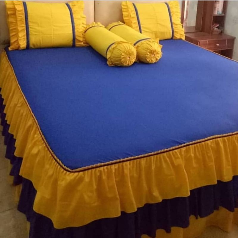 Sprei 180x200 Polos Rumbai Embos