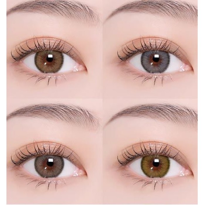 Softlens i-DoL Canna Roze Series by Princess Premium Lens Charcoal Gray Nude Brown Beige Olive Green