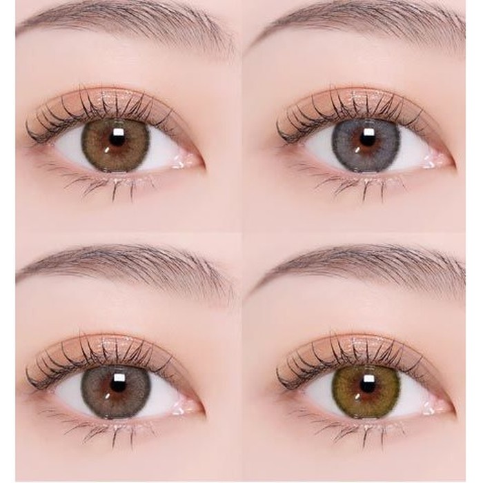 Softlens i-DoL Canna Roze Series by Princess Premium Lens Charcoal Gray Nude Brown Beige Olive Green