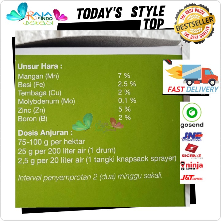 Fitoflex 2.5 Gram - Pupuk Mikro Majemuk Meroke Fitoflex Pupuk Semprot Daun Pemicu Bunga Buah