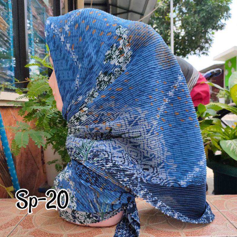 SEGIEMPAT PLISKET MOTIF / JILBAB SEGIEMPAT PLISKET / SEGIEMPAT VOAL / SEGI EMPAT PLISKET / VOAL MOTIF / JILBAB PLISKET-Sp-20