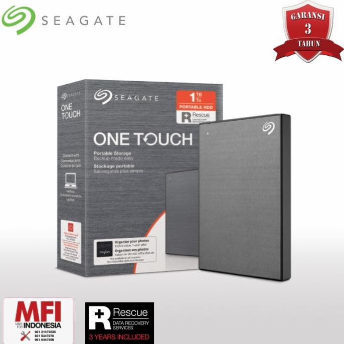 Seagate One Touch HDD External 1TB - Harddisk Eksternal 1TB