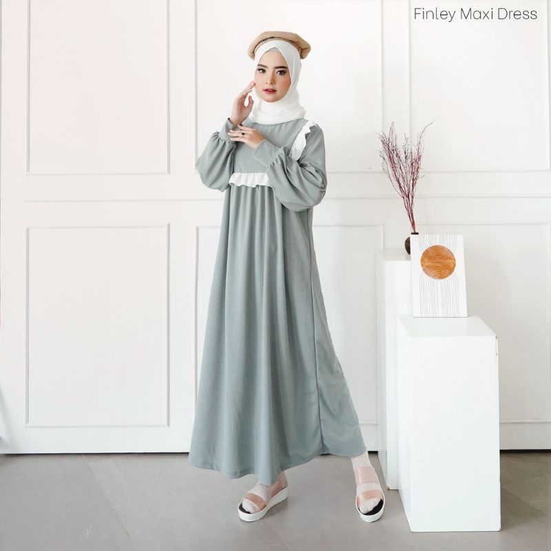 Finley Maxi Dress/Gamis Murah Gresik