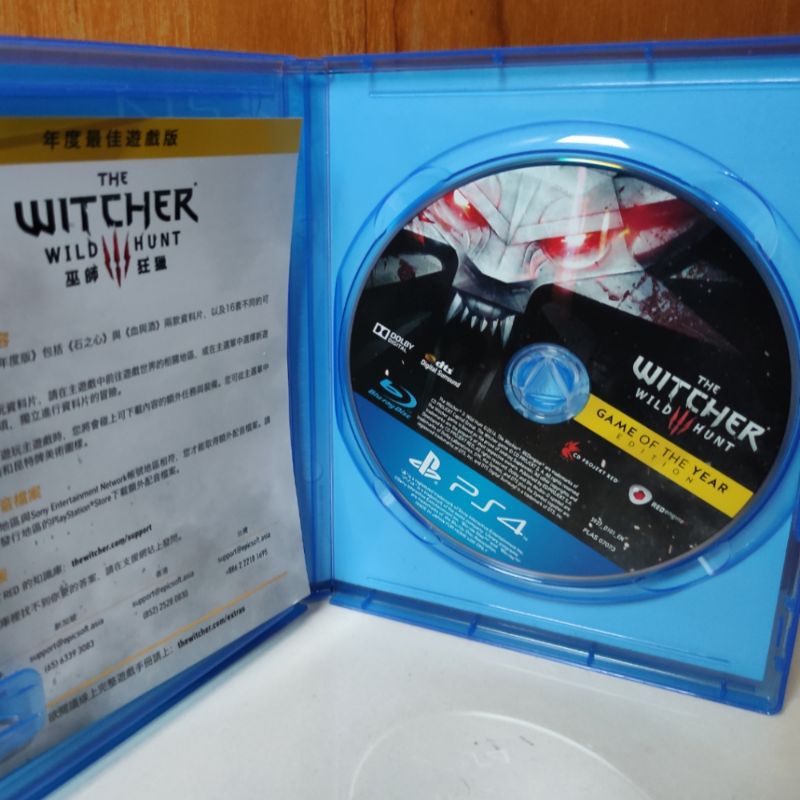 The Witcher 3 PS4 + DLC Game of The Year Kaset Thewitcher Playstation PS 4 5 Kaset Thewitcher iii Wild Hunt GOTY Edition CD BD Game Games PS4 PS5 wicer wicher witcer Region 3 Asia