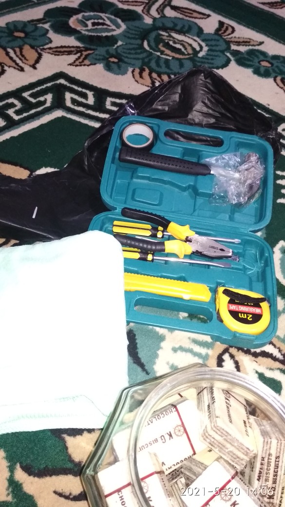 Cod - Tool Master (gj4)/ Alat Tukang Perkakas Repairing Tool Set 9 In 1 Servis Maintenance