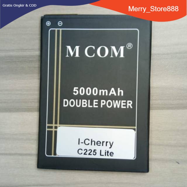 Batere Battery Batre Baterai Double Power Mcom i-Cherry iCherry C225 Lite