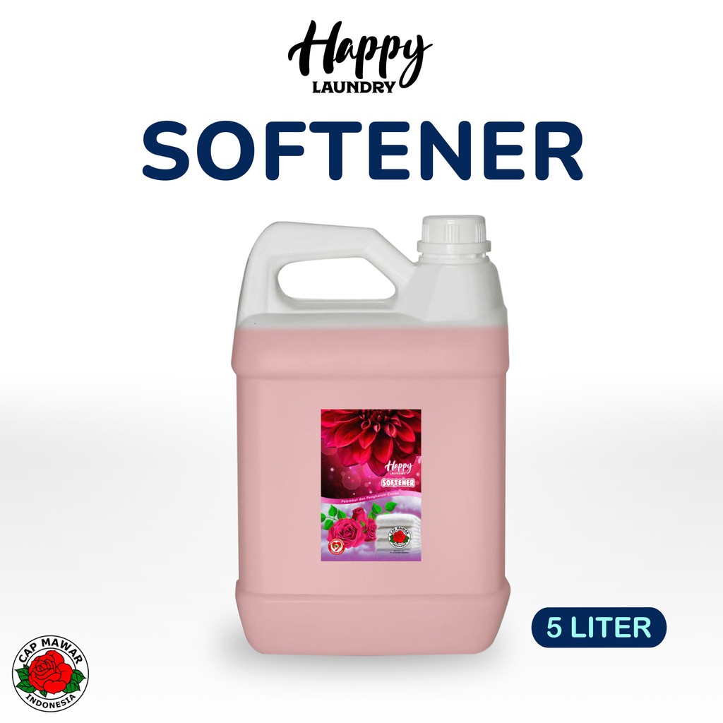 LEBIH HEMAT - HAPPY LAUNDRY Softener Laundry Refill 5L