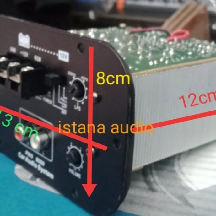 Kit Basstube Mobil Modul Aktif 12V 450W Input Tenaga Kuat