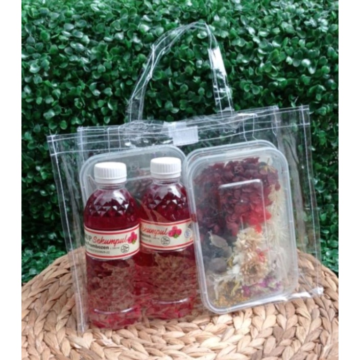 

Tas Bekal Makanan Mika Transparan 25*10*20 S JUMBO