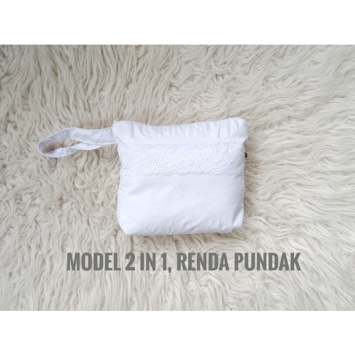 MUKENA- MUKENA TRAVELLING MODEL 2 IN 1 SILKY KOREA PREMIUM KECIL ADEM PRAKTIS - 03 -MUKENA.