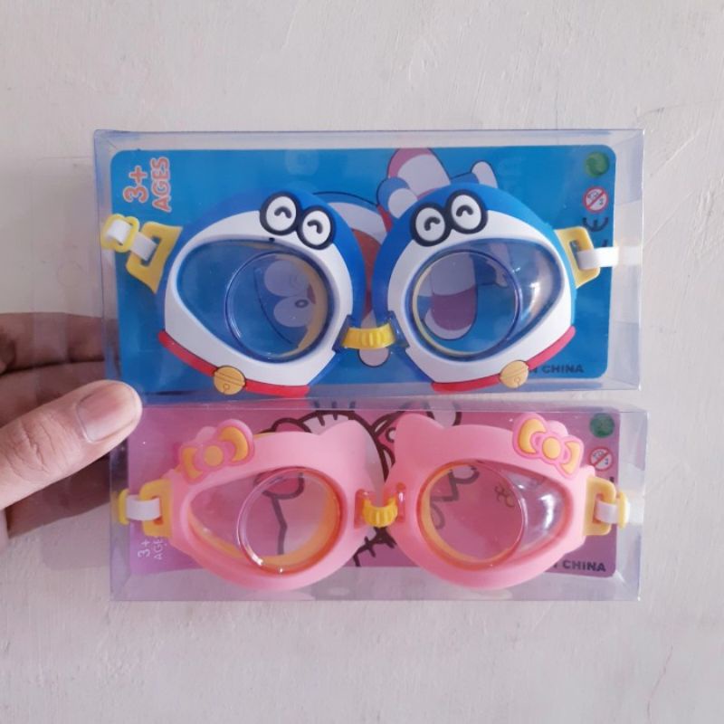 kacamata renang anak unik karakter - swim goggle - swimming goggles diving