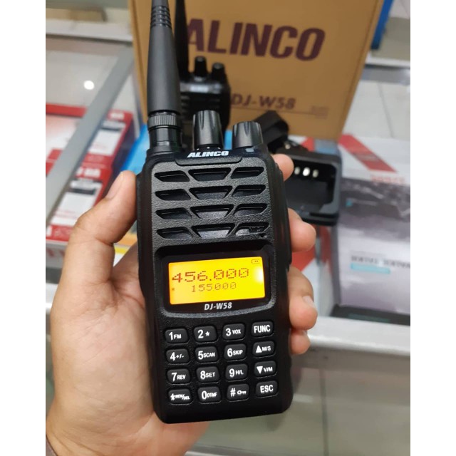 Alinco DJ-W58 HT Dual Band Waterproof Ori Garansi Resmi DJ W58 Handy