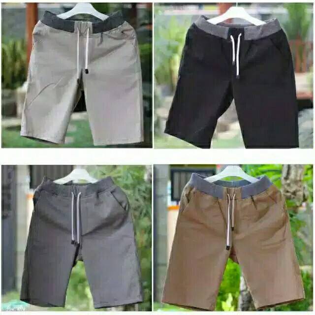 CELANA CHINO PENDEK PINGGANG RIP (QUALITY PREMIUM) COMBET DIAMOND