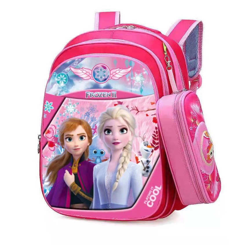 SMARTGIRL CUCI GUDANG NEW TAS RANSEL ANAK SEKOLAH CEWEK COWOK IMPORT SD 2IN1 00200-00207