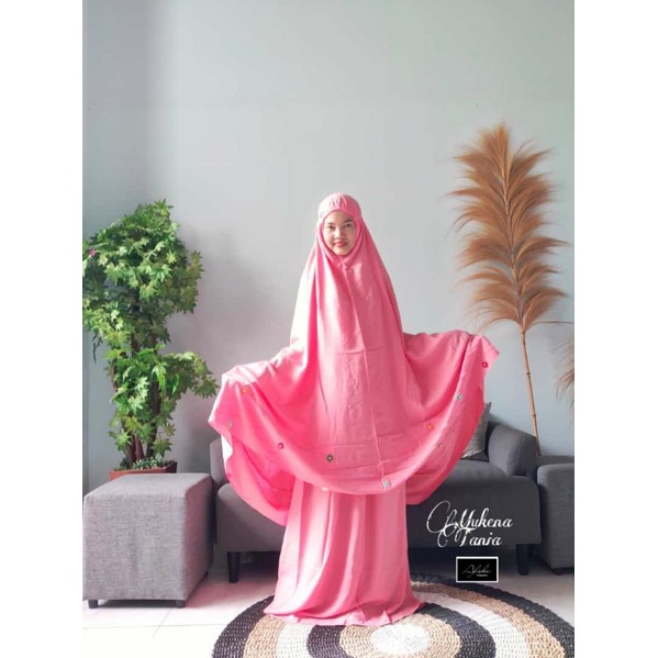 MUKENA DEWASA RAYON TANIA TELEKUNG ADEM LEMBUT