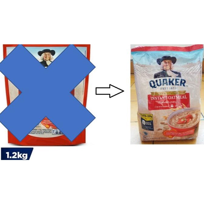 

Quaker Instant Oatmeal 1200 gr