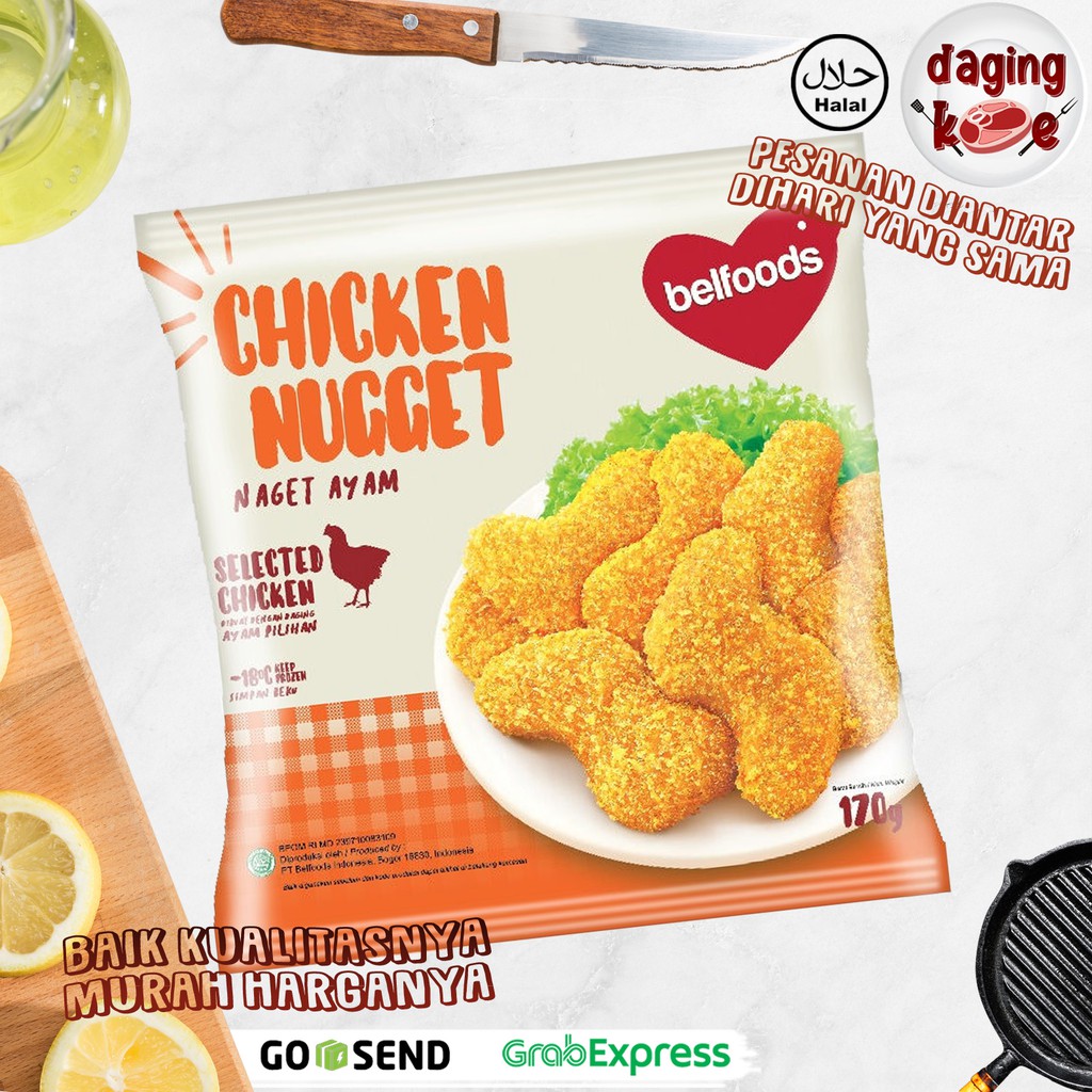 

FROZEN NUGGET BELFOODS SP EKONOMIS 170 gr DK033