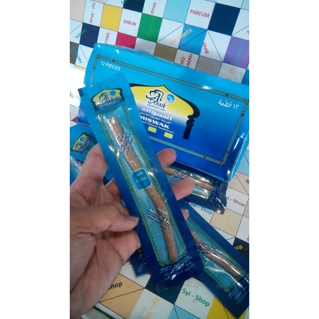 Kayu Siwak / MISWAK by AL KHAIR Isi / 12 Pcs