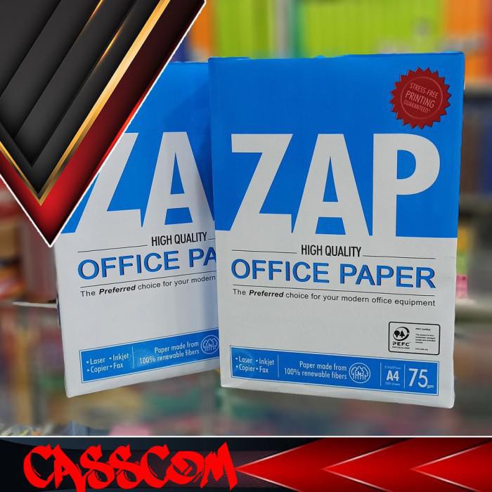 

Kertas / Kertas Hvs Zap A4 75 Gr