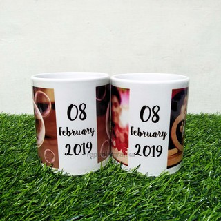 MUG FOTO GELAS  CUSTOM SOUVENIR KADO  HADIAH UNIK  MURAH 