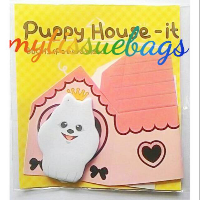 

Souvenir ultah stationery sticky mark mini pom