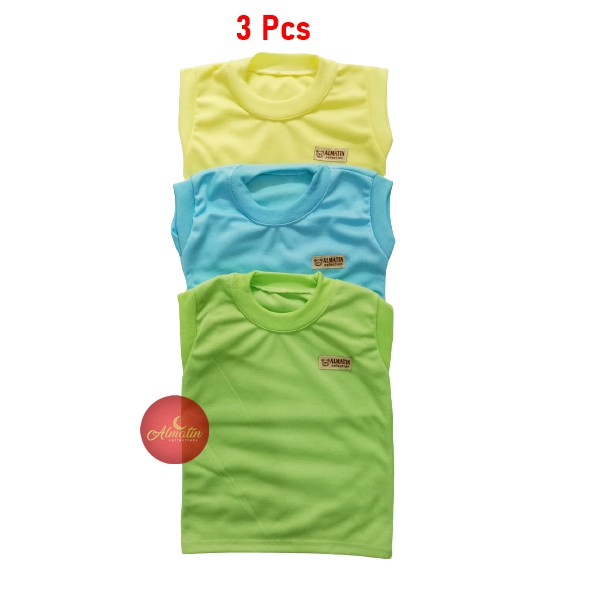 3pcs Oblong Kutung Singlet Polos