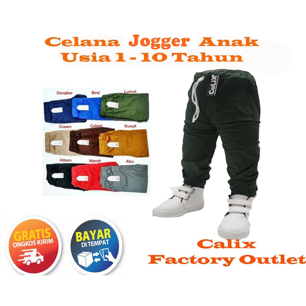 Celana Jogger Anak 9-10thn Jogger Pants Anak Murah