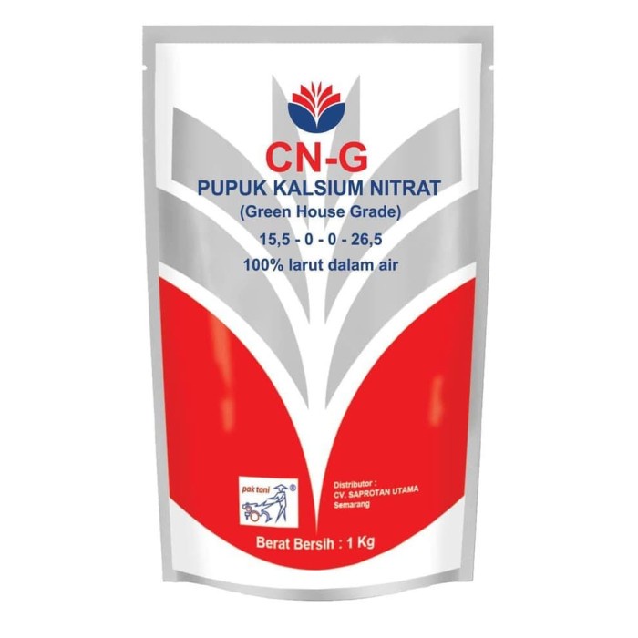 Pupuk Kalsium Nirat CNG CN-G Pak Tani 1 KG (ready stok)