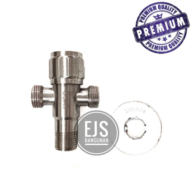 Stop Kran T Stainless / Kran T Shower / Stop Kran Shower