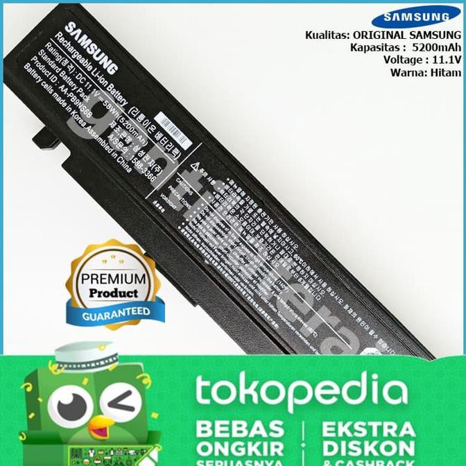Original Baterai Samsung NP300 NP355V4X NP355E4X NP355U4X AA-PB9NC6B Komputer & Laptop | Komponen