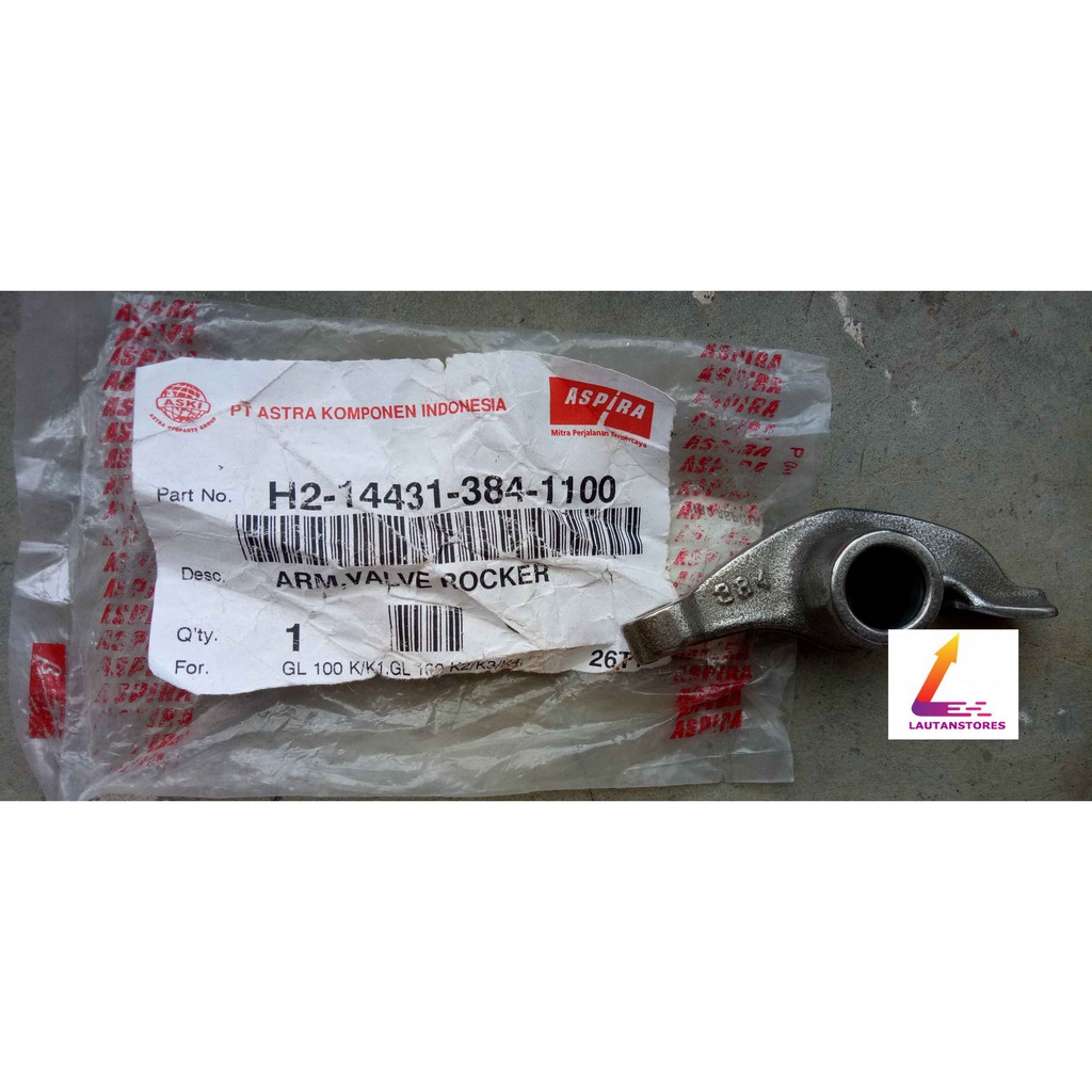 H2-14431-384-1100 ASPIRA Pelatuk Klep GL 100 CB 100 Temlar Platuk CB100 GL100